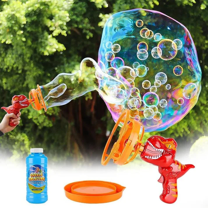 Rechargeable Dino Bubbles Blaster For Kids